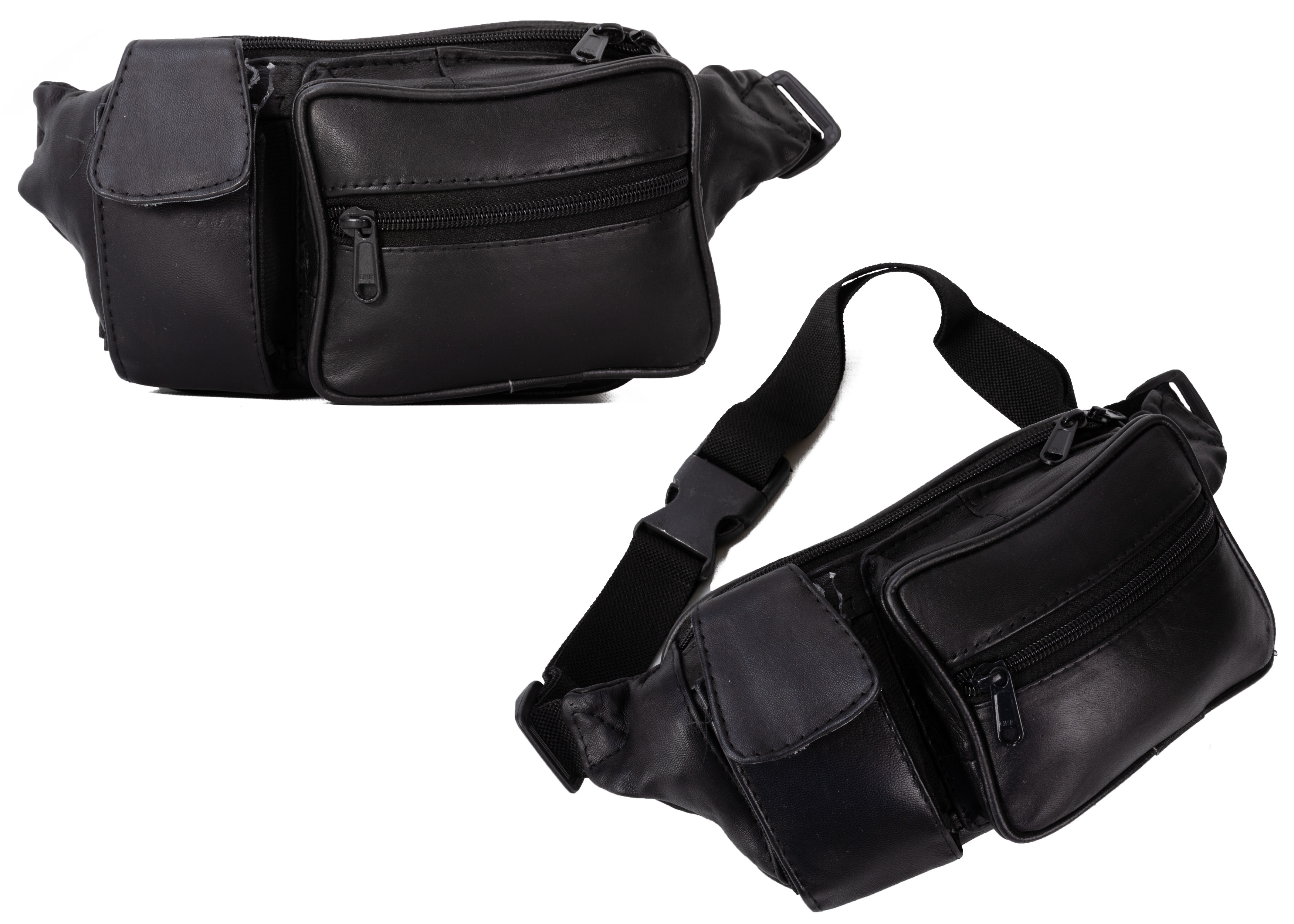 (image for) BB-7 or mf-7 BUMBAG W/ 3 ZIPS & PHONE POCKET